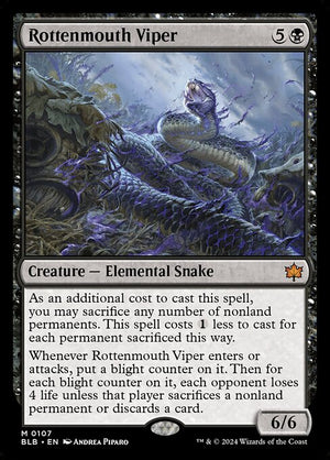 Rottenmouth Viper (107) [Bloomburrow]