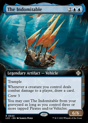 The Indomitable (43) [The Lost Caverns of Ixalan Commander] [Extended Art]