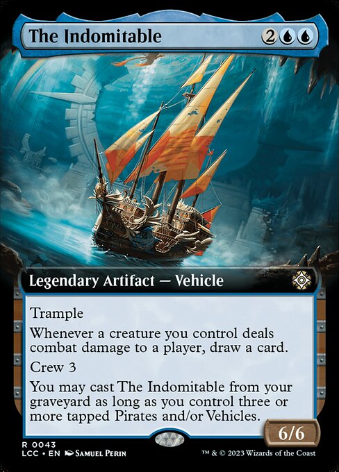 The Indomitable (43) [The Lost Caverns of Ixalan Commander] [Extended Art]