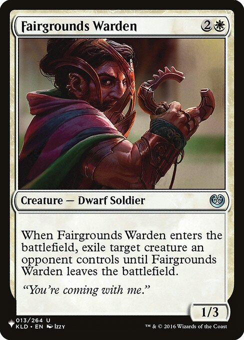 Fairgrounds Warden (KLD-13) [The List]