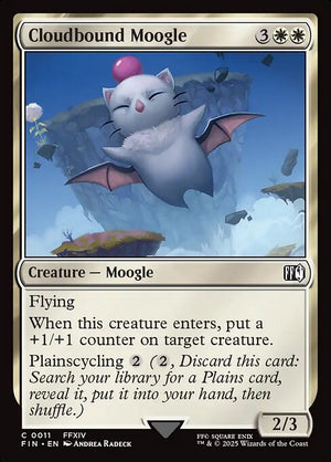 Cloudbound Moogle (11) [Final Fantasy]