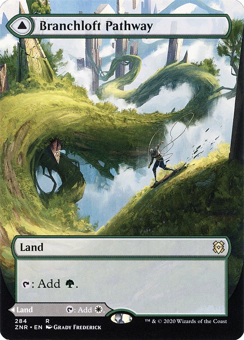 Branchloft Pathway // Boulderloft Pathway (284) [Zendikar Rising] [Borderless]