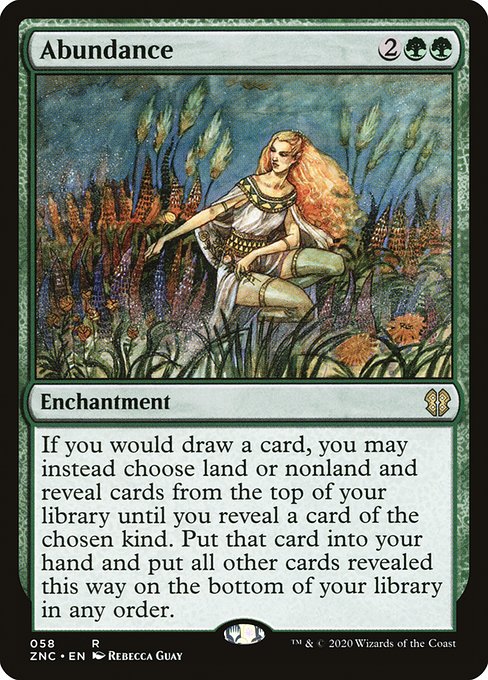 Abundance (58) [Zendikar Rising Commander]