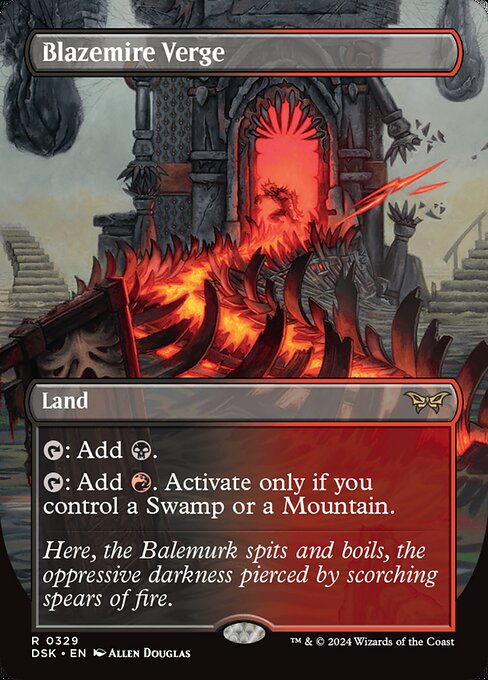Blazemire Verge (329) [Duskmourn: House of Horror]