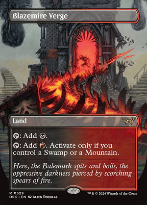 Blazemire Verge (329) [Duskmourn: House of Horror]