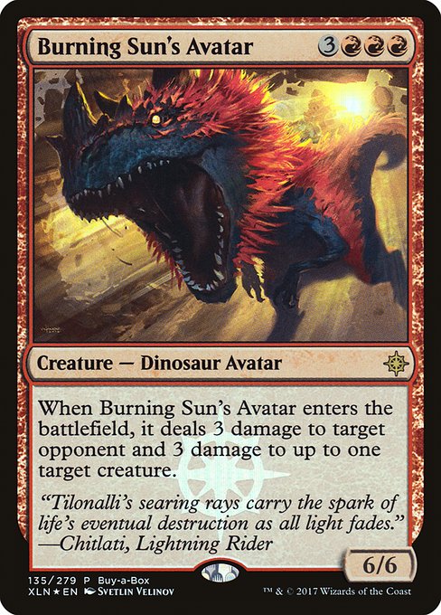 Burning Sun's Avatar (135) [Ixalan Promos]