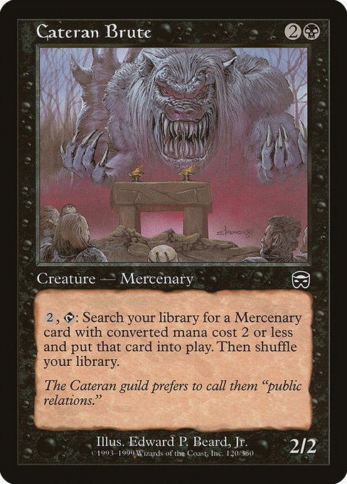 Cateran Brute (120) [Mercadian Masques]