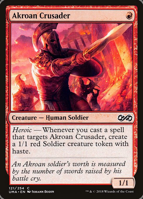 Akroan Crusader (121) [Ultimate Masters]