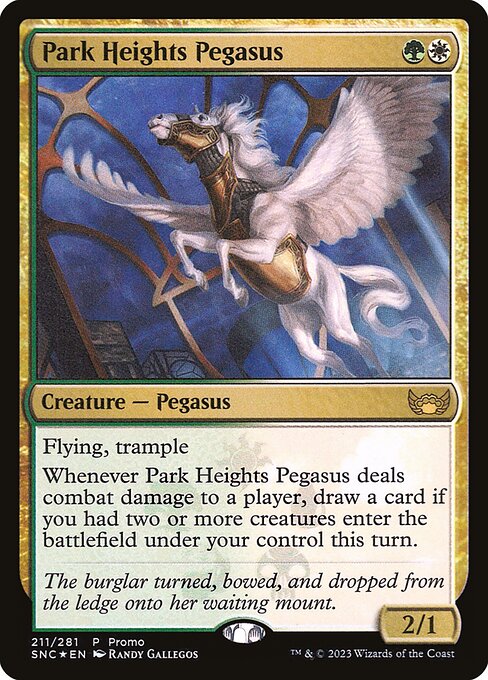 Park Heights Pegasus (211★) [Streets of New Capenna Promos]