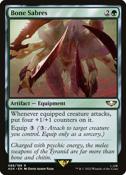 Bone Sabres (88) [Warhammer 40,000 Commander]