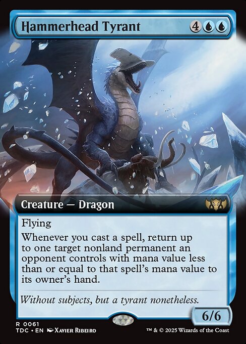 Hammerhead Tyrant (61) [Tarkir: Dragonstorm Commander]