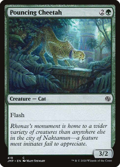Pouncing Cheetah (419) [Jumpstart]