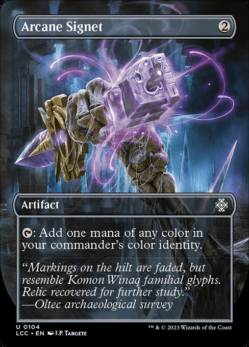Arcane Signet (104) [The Lost Caverns of Ixalan Commander] [Borderless]