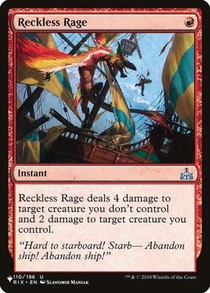 Reckless Rage (RIX-110) [The List]