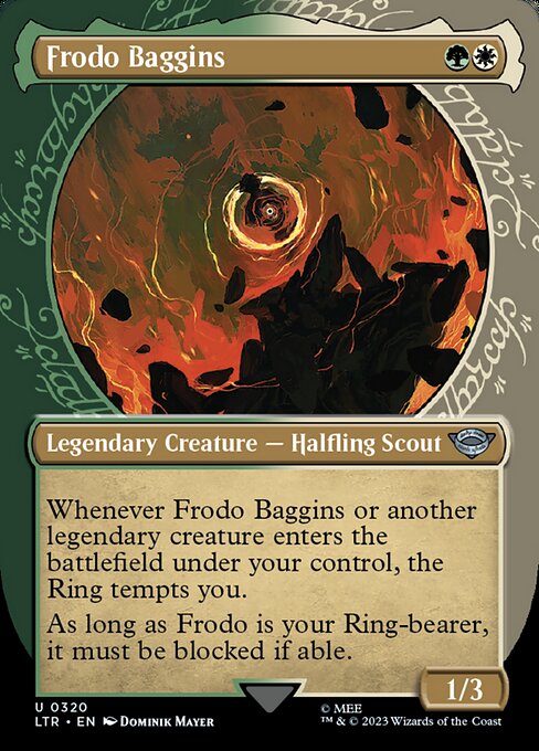 Frodo Baggins (320) [The Lord of the Rings: Tales of Middle-earth] [Showcase, Borderless]