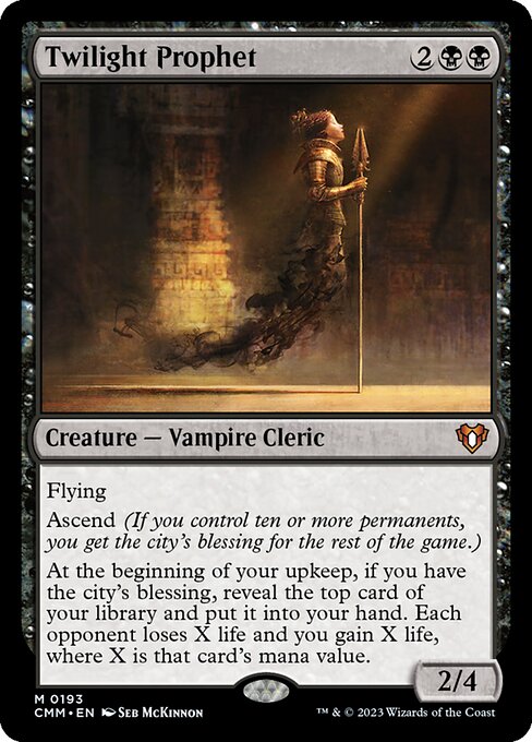 Twilight Prophet (193) [Commander Masters]