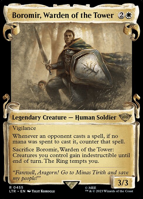 Boromir, Warden of the Tower (455) [The Lord of the Rings: Tales of Middle-earth] [Showcase]