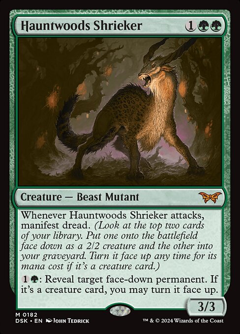 Hauntwoods Shrieker (182) [Duskmourn: House of Horror]