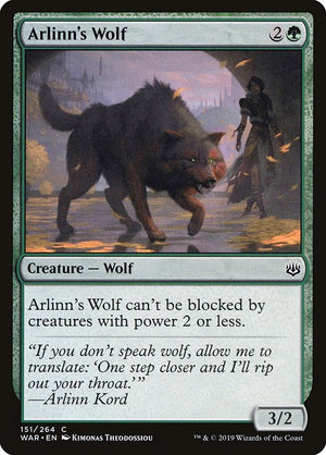 Arlinn's Wolf (151) [War of the Spark]