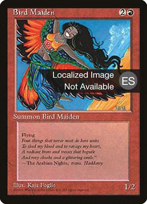 Bird Maiden (177) [Fourth Edition Foreign Black Border]