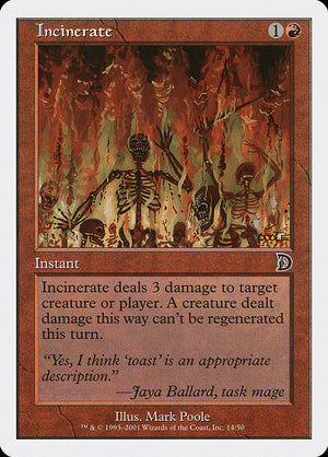 Incinerate (14) [Deckmasters]