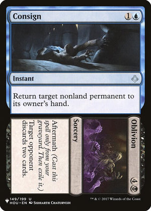Consign // Oblivion (HOU-149) [The List]