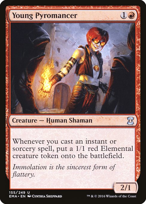 Young Pyromancer (155) [Eternal Masters]