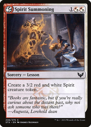 Spirit Summoning (236) [Strixhaven: School of Mages]