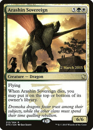 Arashin Sovereign (212s) [Dragons of Tarkir Promos]