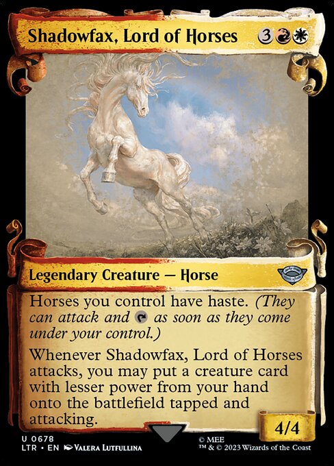 Shadowfax, Lord of Horses (678) [The Lord of the Rings: Tales of Middle-earth] [Showcase]
