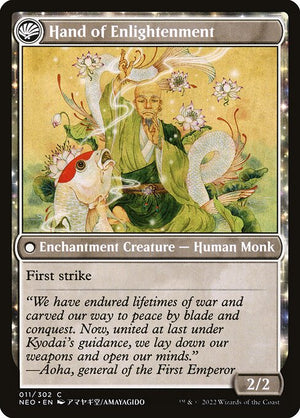 Era of Enlightenment // Hand of Enlightenment (11) [Kamigawa: Neon Dynasty] Reverse