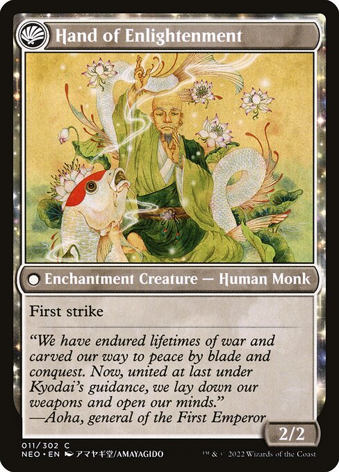 Era of Enlightenment // Hand of Enlightenment (11) [Kamigawa: Neon Dynasty] Reverse