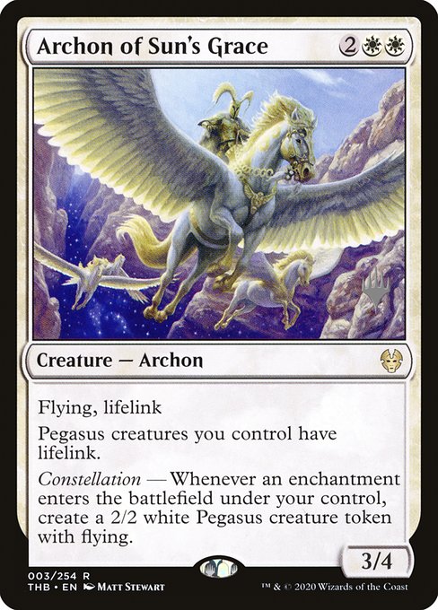Archon of Sun's Grace (3p) [Theros Beyond Death Promos]