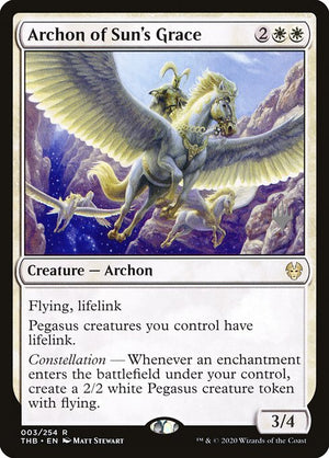 Archon of Sun's Grace (3p) [Theros Beyond Death Promos]
