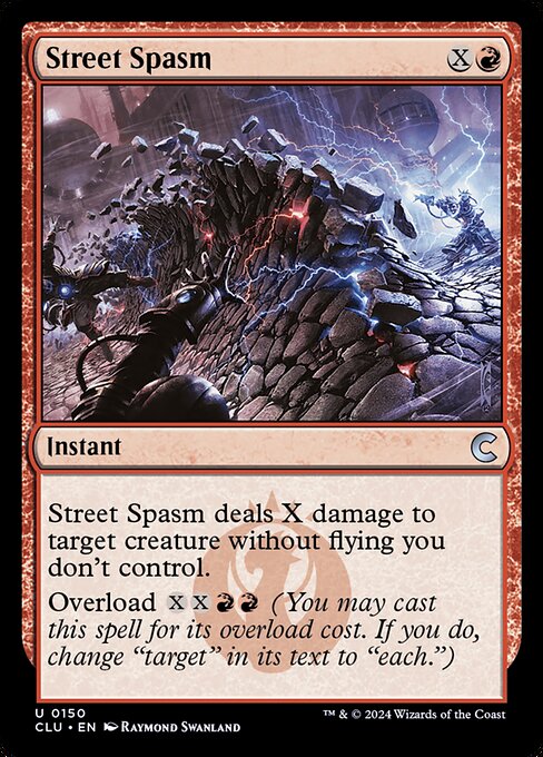 Street Spasm (150) [Ravnica: Clue Edition]