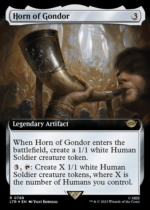 Horn of Gondor (788) [The Lord of the Rings: Tales of Middle-earth] [Extended Art]