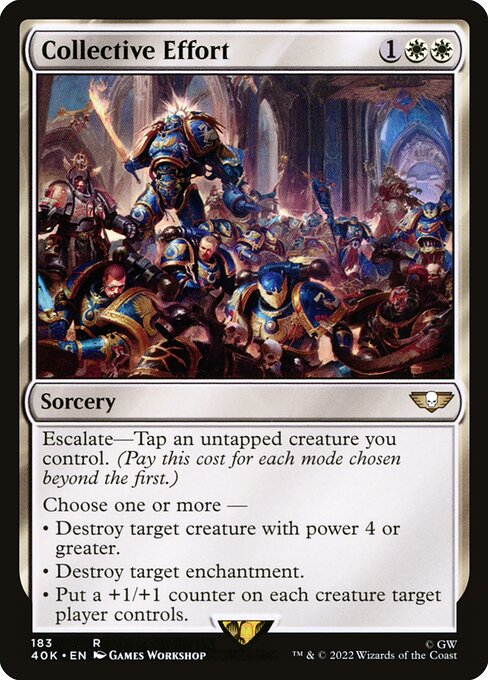 Collective Effort (183) [Warhammer 40,000 Commander]