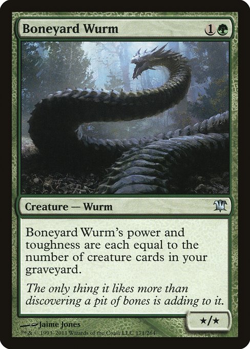 Boneyard Wurm (171) [Innistrad]