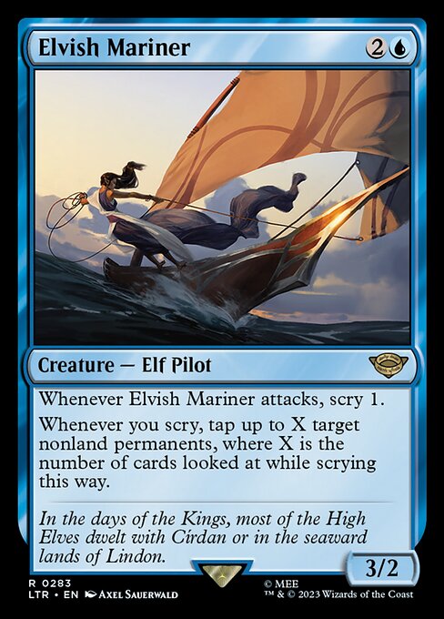 Elvish Mariner (283) [The Lord of the Rings: Tales of Middle-earth]