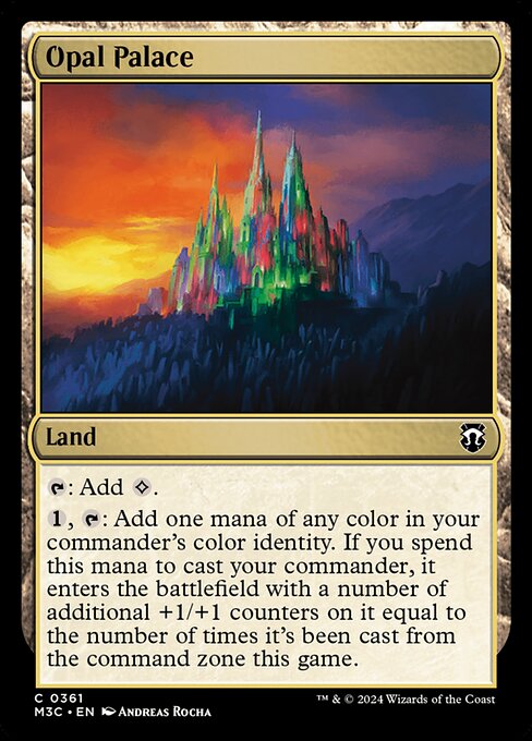 Opal Palace (361) [Modern Horizons 3 Commander]