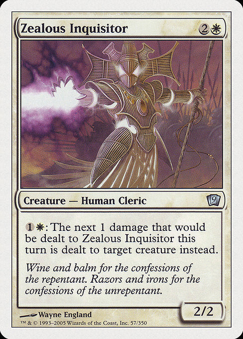 Zealous Inquisitor (57) [Ninth Edition]