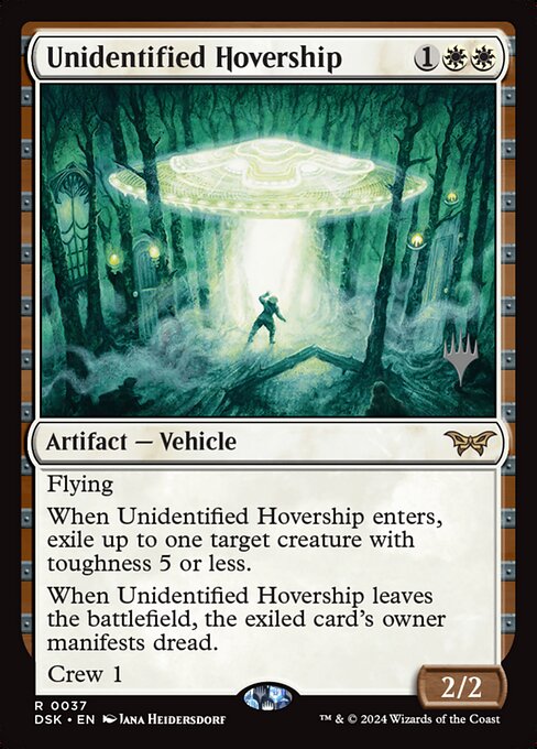 Unidentified Hovership (37p) [Duskmourn: House of Horror Promos]