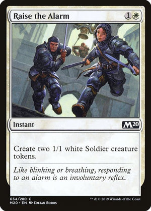 Raise the Alarm (34) [Core Set 2020]