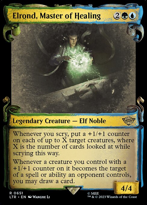 Elrond, Master of Healing (651) [The Lord of the Rings: Tales of Middle-earth] [Showcase]