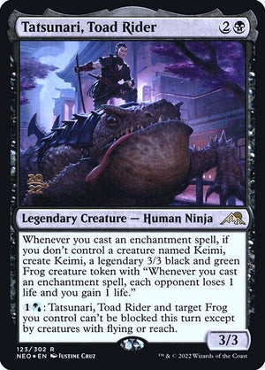 Tatsunari, Toad Rider (123s) [Kamigawa: Neon Dynasty Promos]