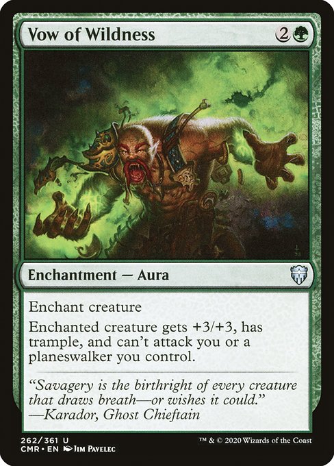 Vow of Wildness (262) [Commander Legends]