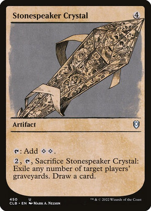Stonespeaker Crystal (450) [Commander Legends: Battle for Baldur's Gate] [Showcase]
