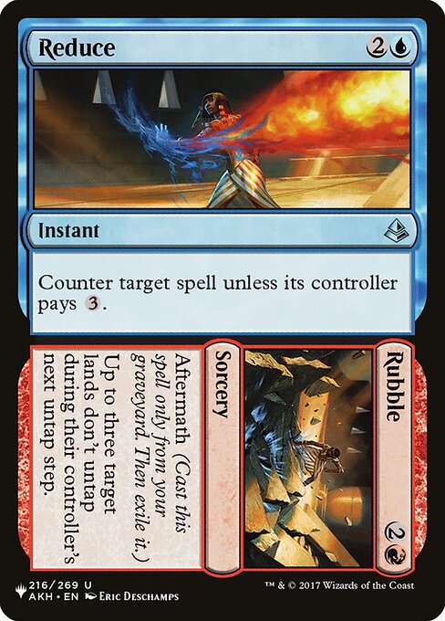 Reduce // Rubble (AKH-216) [The List]