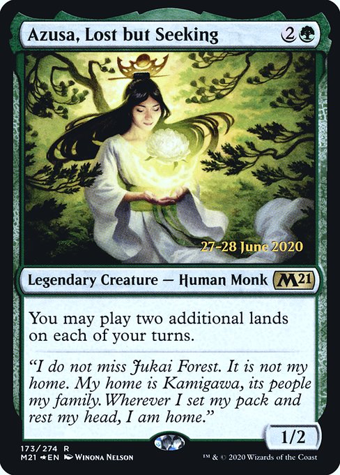 Azusa, Lost but Seeking (173s) [Core Set 2021 Promos]