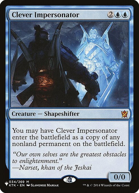 Clever Impersonator (KTK-34) [The List]